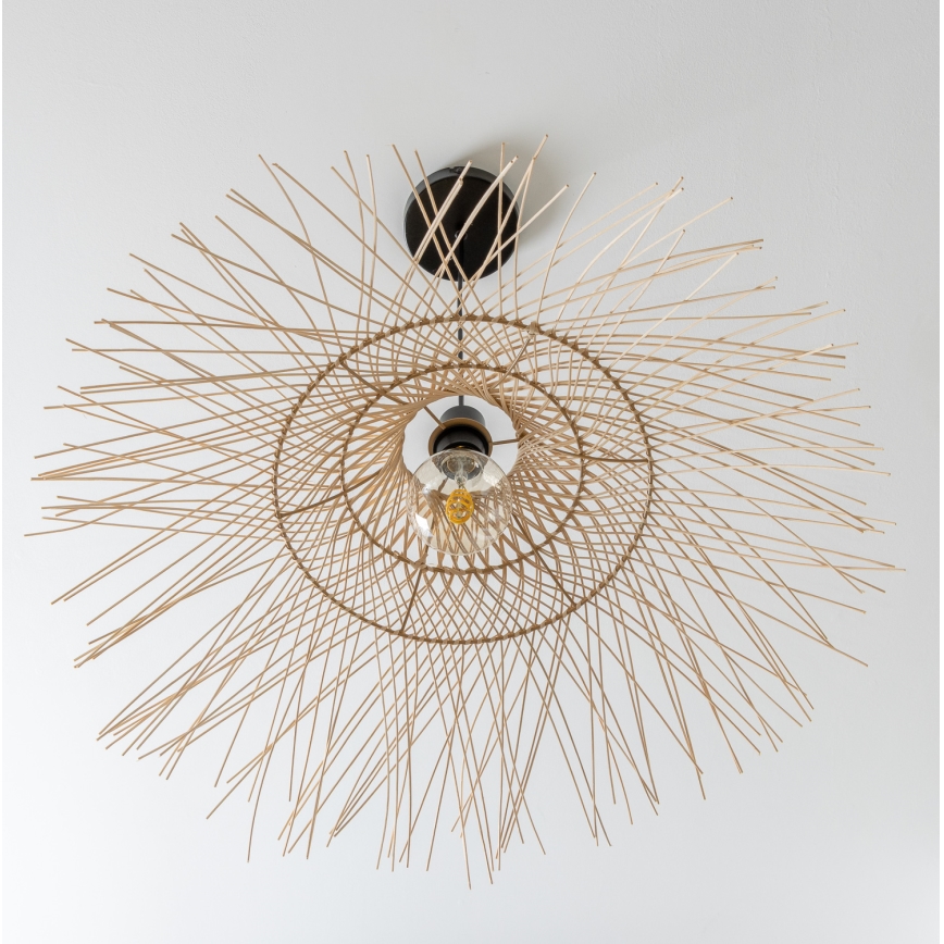 Brilagi - LED luster na sajli CERIA BOHO 1xE27/40W/230V prečnik 100 cm bambus