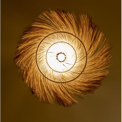 BRILAGI - LED luster na sajli CERIA BOHO 1xE27/40W/230V, prečnik 100 cm, ratan