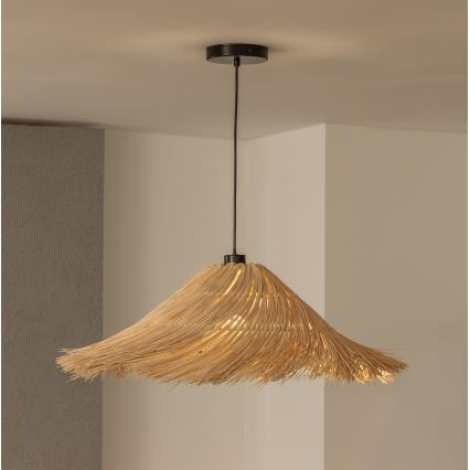 BRILAGI - LED luster na sajli CERIA BOHO 1xE27/40W/230V, prečnik 100 cm, ratan