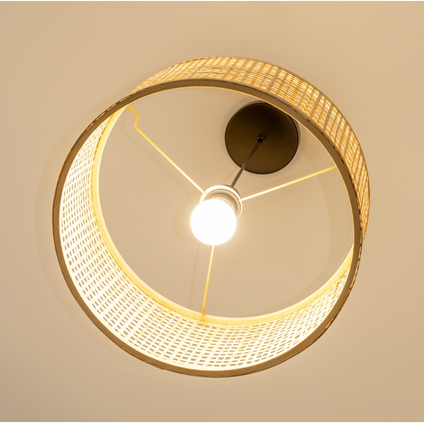 Brilagi - LED luster na sajli CERIA BOHO 1xE27/40W/230V, prečnik 25 cm, od bambusa