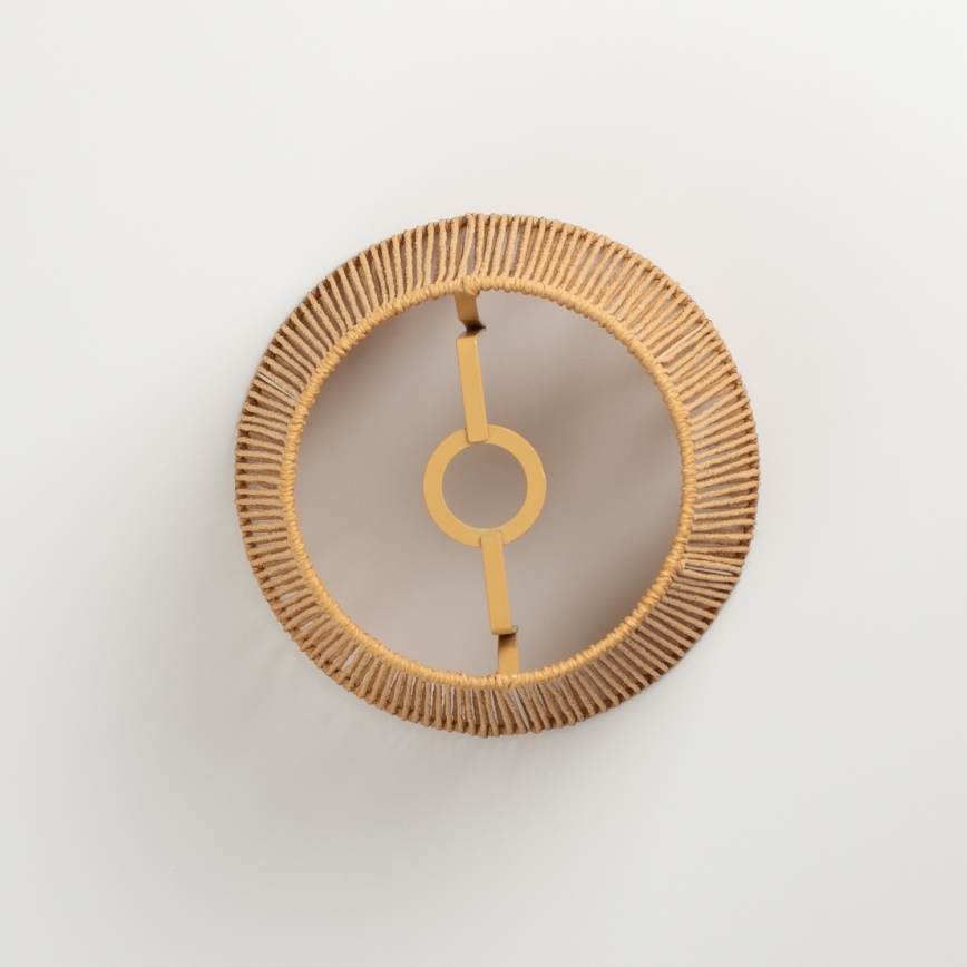 Brilagi - LED luster na sajli CERIA BOHO 1xE27/40W/230V, prečnik 28 cm, braon