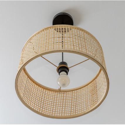 Brilagi - LED luster na sajli CERIA BOHO 1xE27/40W/230V prečnik 40 cm bambus