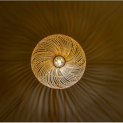 Brilagi - LED luster na sajli CERIA BOHO 1xE27/40W/230V prečnik 40 cm ratan