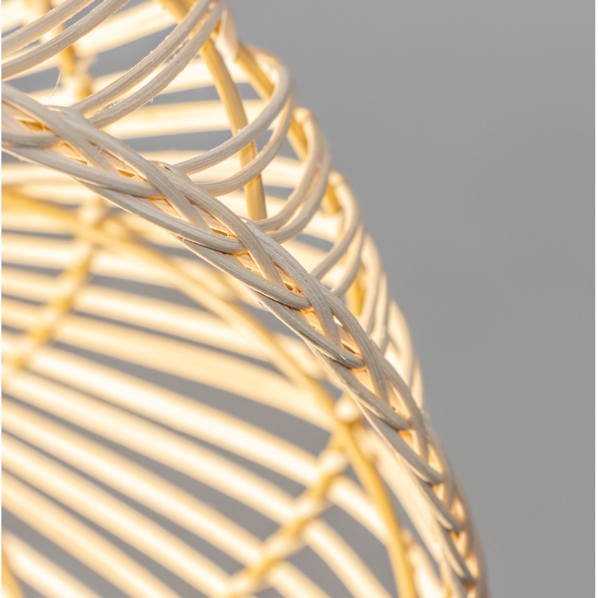 Brilagi - LED luster na sajli CERIA BOHO 1xE27/40W/230V prečnik 40 cm ratan