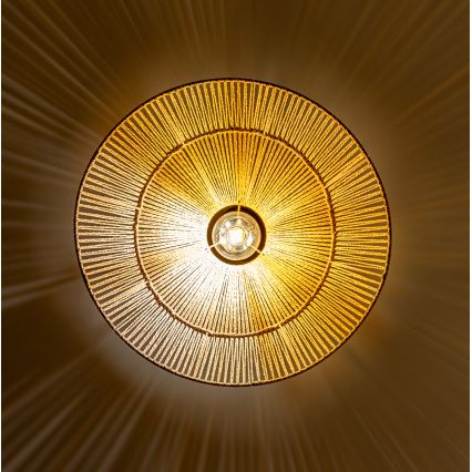 Brilagi - LED luster na sajli CERIA BOHO 1xE27/40W/230V, prečnik 50 cm, braon