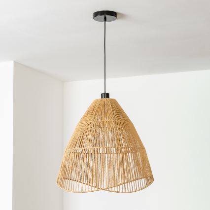 Brilagi - LED luster na sajli CERIA BOHO 1xE27/40W/230V prečnik 50 cm braon