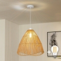 Brilagi - LED luster na sajli CERIA BOHO 1xE27/40W/230V, prečnik 50 cm, braon