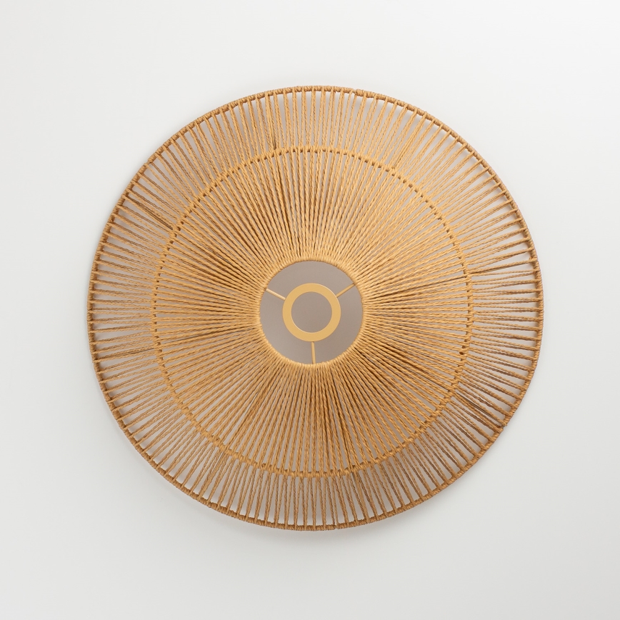 Brilagi - LED luster na sajli CERIA BOHO 1xE27/40W/230V, prečnik 50 cm, smeđa