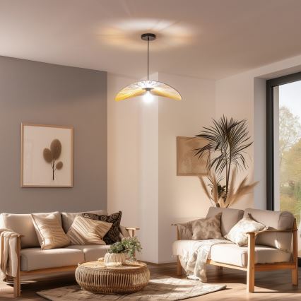 Brilagi - LED luster na sajli CERIA BOHO 1xE27/40W/230V, prečnik 60 cm, rafija