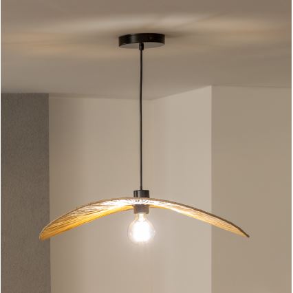 Brilagi - LED luster na sajli CERIA BOHO 1xE27/40W/230V, prečnik 60 cm, rafija