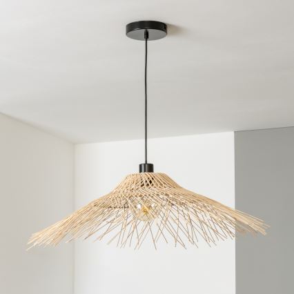 Brilagi - LED luster na sajli CERIA BOHO 1xE27/40W/230V prečnik 70 cm bambus