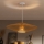 Brilagi - LED luster na sajli CERIA BOHO 1xE27/40W/230V prečnik 70 cm bela/smeđa