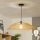 Brilagi - LED luster na sajli CERIA BOHO 1xE27/40W/230V, prečnik 70 cm, braon