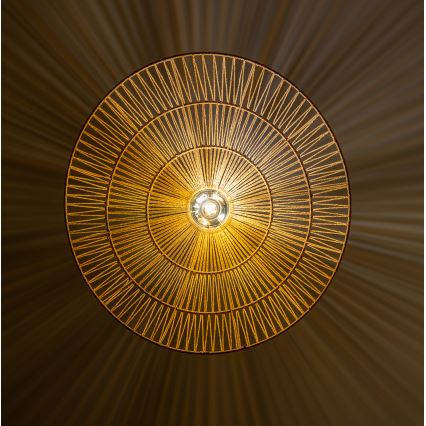 Brilagi - LED luster na sajli CERIA BOHO 1xE27/40W/230V, prečnik 70 cm, braon