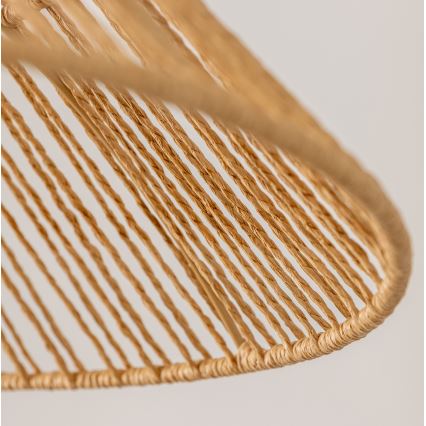 Brilagi - LED luster na sajli CERIA BOHO 1xE27/40W/230V, prečnik 70 cm, braon