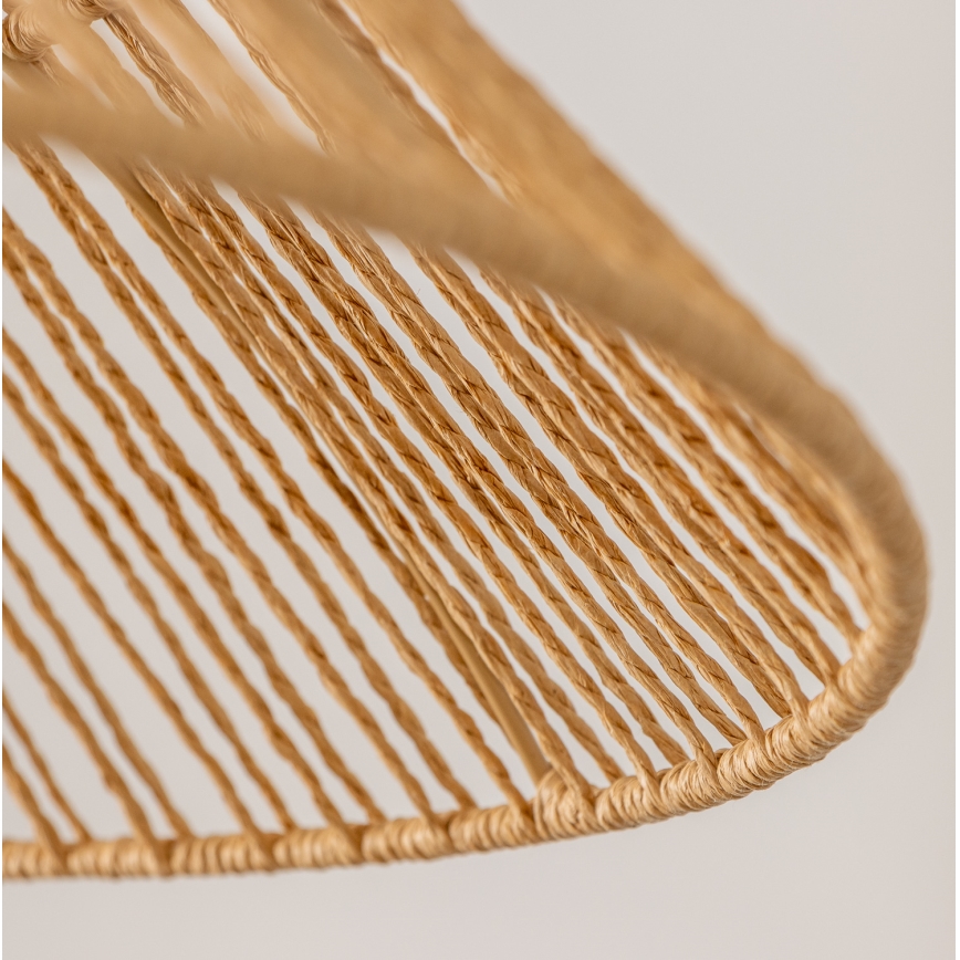 Brilagi - LED luster na sajli CERIA BOHO 1xE27/40W/230V, prečnik 70 cm, braon