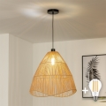 Brilagi - LED luster na sajli CERIA BOHO 1xE27/40W/230V prečnik 70 cm braon