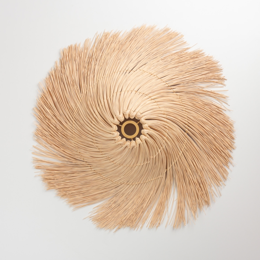 Brilagi - LED luster na sajli CERIA BOHO 1xE27/40W/230V prečnik 70 cm ratan