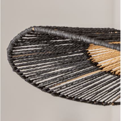 Brilagi - LED luster na sajli CERIA BOHO 1xE27/40W/230V prečnik 80 cm crna/smeđa