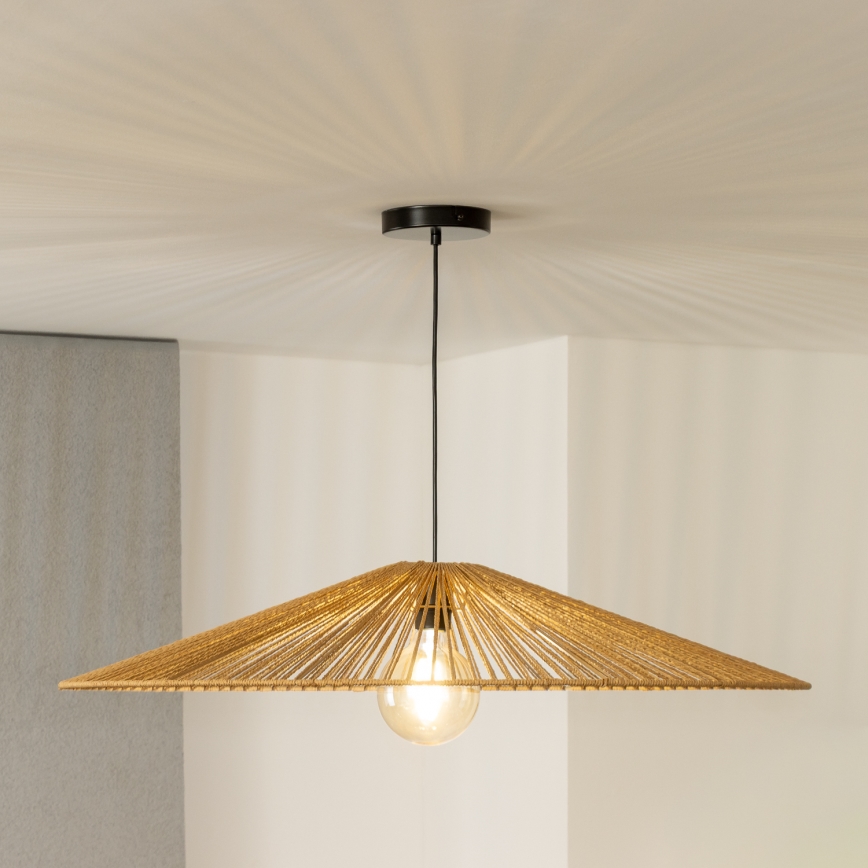 BRILAGI - LED luster na sajli CERIA BOHO 1xE27/40W/230V prečnik 90 cm smeđa