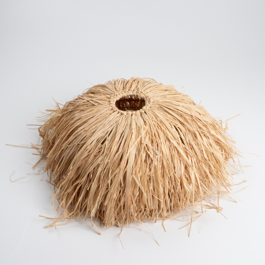 Brilagi - LED luster na sajli CERIA BOHO 1xE27/40W/230V, prečnika 40 cm, od rafije