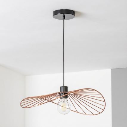 Brilagi - LED luster na sajli CERIA WIRE 1xE27/40W/230V 40x56 cm bronza