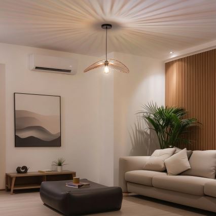 Brilagi - LED luster na sajli CERIA WIRE 1xE27/40W/230V 40x56 cm bronza