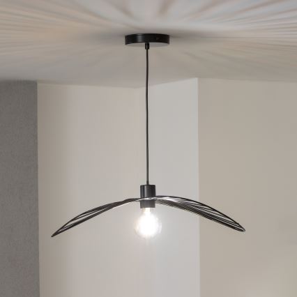 Brilagi - LED luster na sajli CERIA WIRE 1xE27/40W/230V 40x56 cm crna