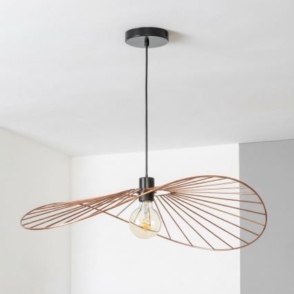 Brilagi - LED luster na sajli CERIA WIRE 1xE27/40W/230V 60x80 cm bronza