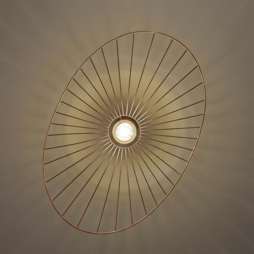 Brilagi - LED luster na sajli CERIA WIRE 1xE27/40W/230V 60x80 cm bronza