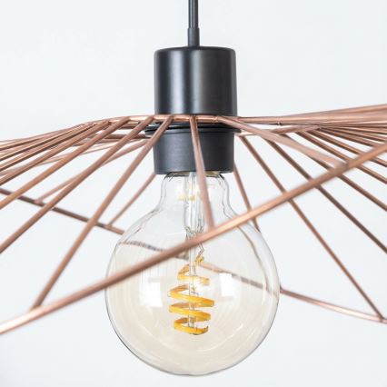 Brilagi - LED luster na sajli CERIA WIRE 1xE27/40W/230V 60x80 cm bronza