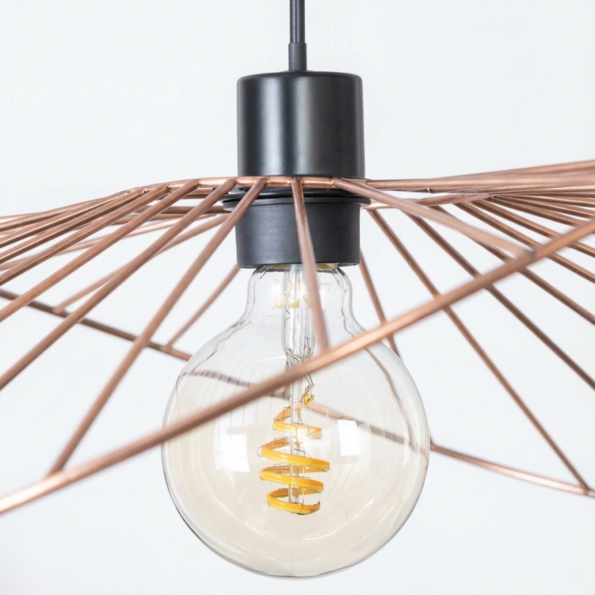 Brilagi - LED luster na sajli CERIA WIRE 1xE27/40W/230V 60x80 cm bronza