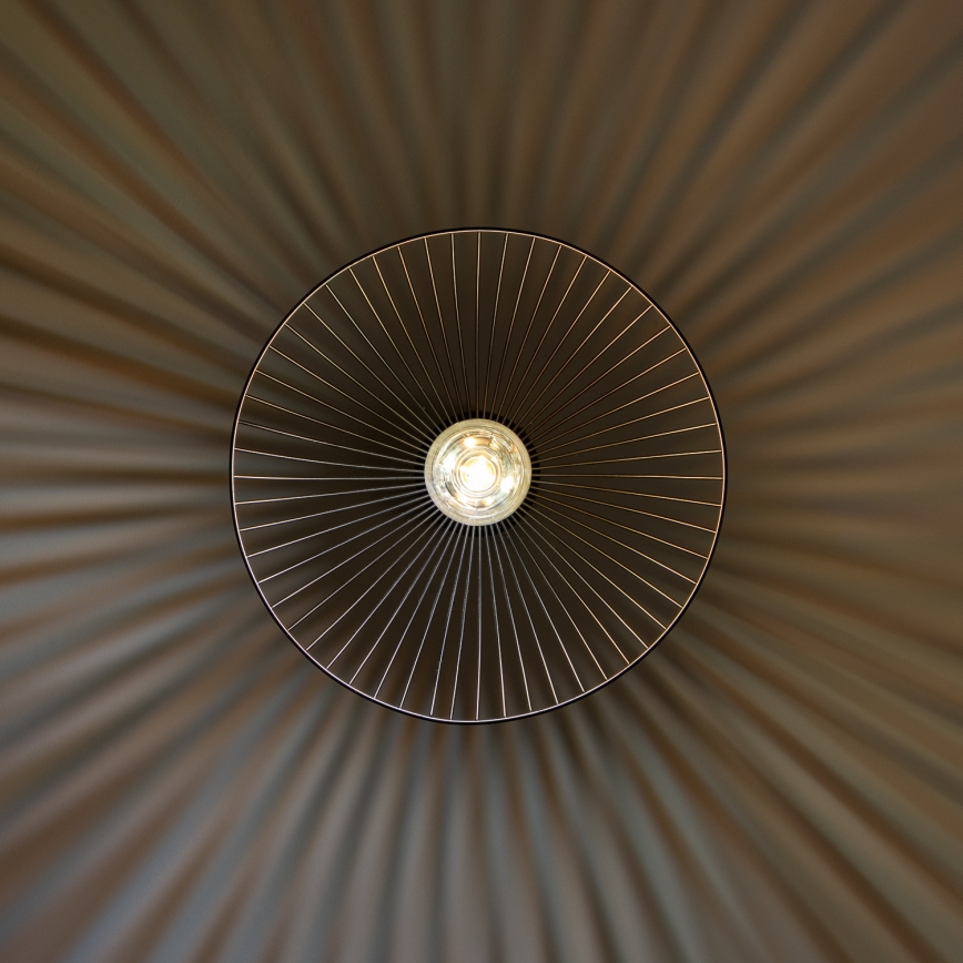 Brilagi - LED luster na sajli CERIA WIRE 1xE27/40W/230V prečnik 38 cm crna