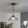 Brilagi - LED luster na sajli CERIA WIRE 1xE27/40W/230V, prečnik 40 cm, crna