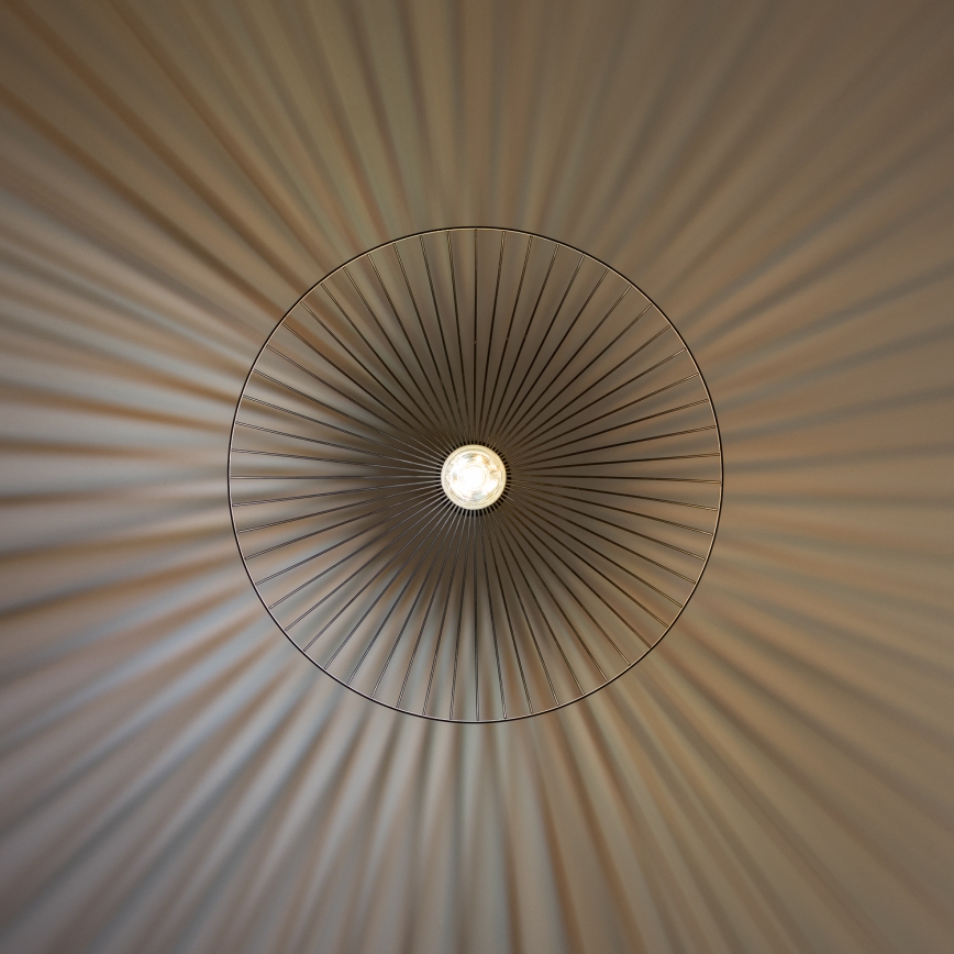 Brilagi - LED luster na sajli CERIA WIRE 1xE27/40W/230V prečnik 60 cm crna