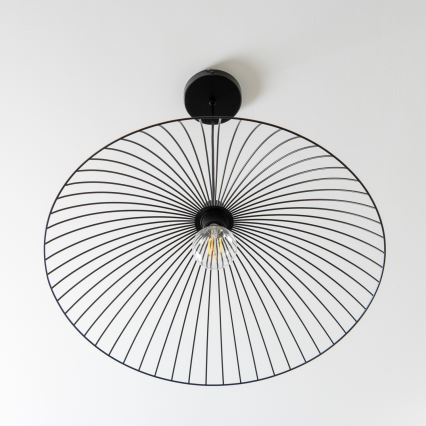 Brilagi - LED luster na sajli CERIA WIRE 1xE27/40W/230V prečnik 60 cm crna