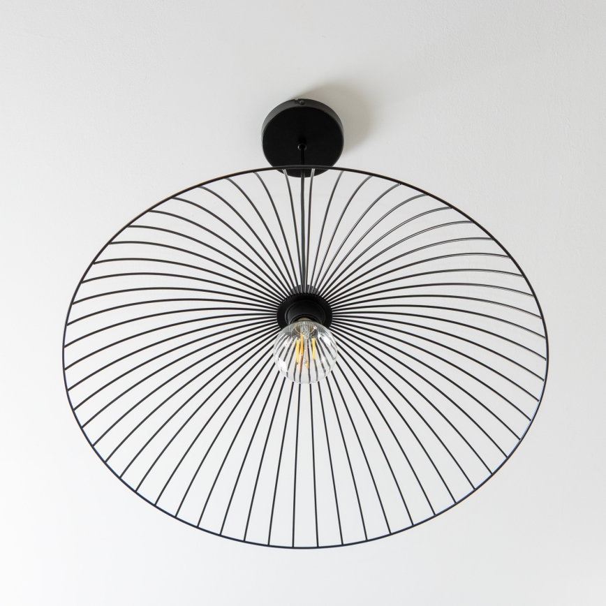 Brilagi - LED luster na sajli CERIA WIRE 1xE27/40W/230V prečnik 60 cm crna