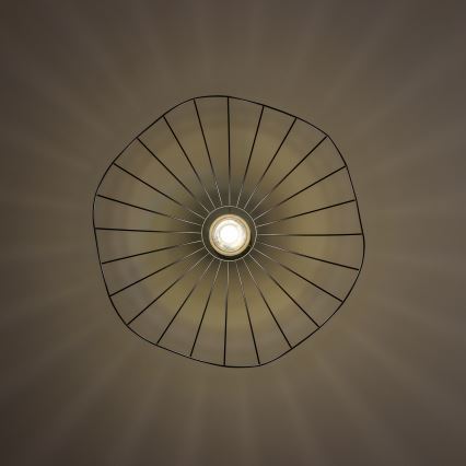BRILAGI - LED luster na sajli CERIA WIRE 1xE27/40W/230V, prečnik 60 cm, crne boje
