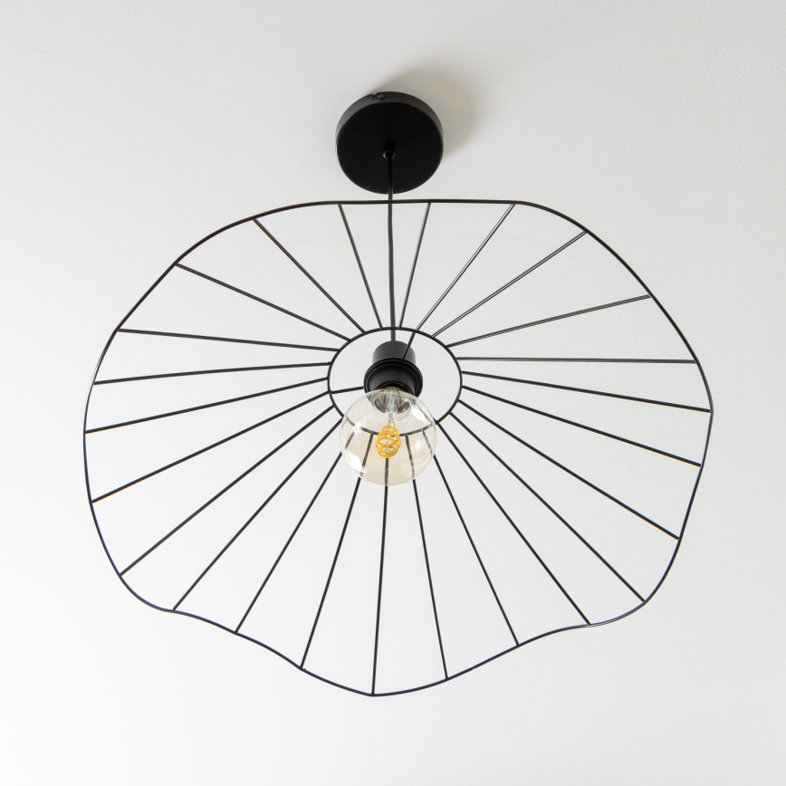 BRILAGI - LED luster na sajli CERIA WIRE 1xE27/40W/230V, prečnik 60 cm, crne boje