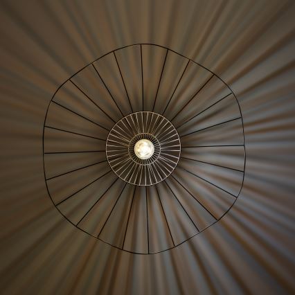 Brilagi - LED luster na sajli CERIA WIRE 1xE27/40W/230V prečnik 80 cm crna