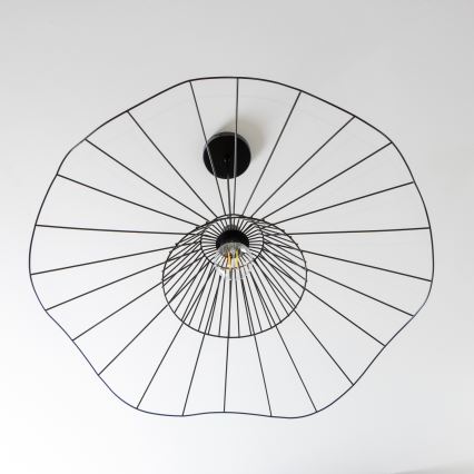 Brilagi - LED luster na sajli CERIA WIRE 1xE27/40W/230V prečnik 80 cm crna