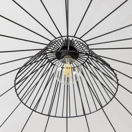 Brilagi - LED luster na sajli CERIA WIRE 1xE27/40W/230V prečnik 80 cm crna