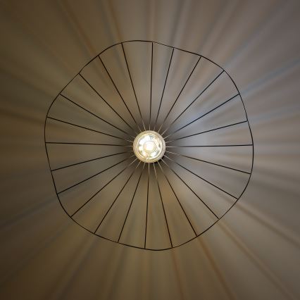 Brilagi - LED luster na sajli CERIA WIRE 1xE27/40W/230V Ø 80 cm crna