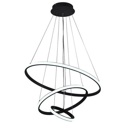 Brilagi - prigušiva LED luster na sajli CIRCLE LED/90W/230V 3000-6500K prečnika 60 cm + daljinski upravljač