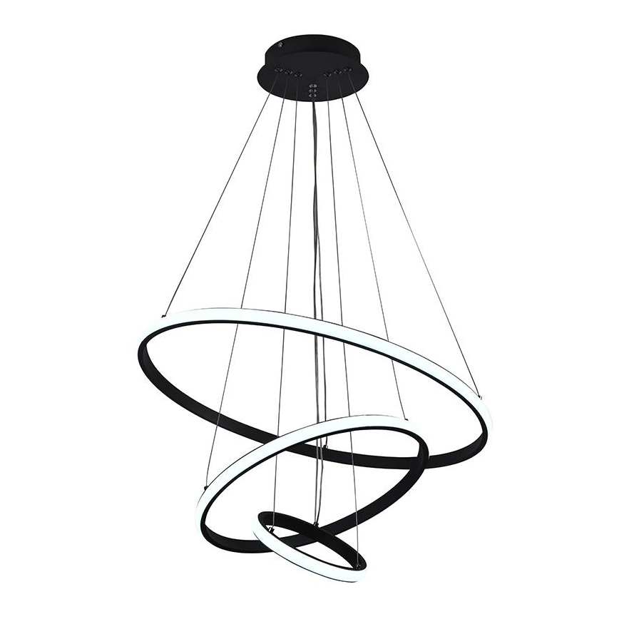 Brilagi - prigušiva LED luster na sajli CIRCLE LED/90W/230V 3000-6500K prečnika 60 cm + daljinski upravljač