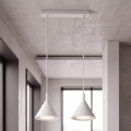 BRILAGI - LED Luster na sajli CONE DOUBLE 2xGX53/15W/230V bela
