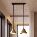 BRILAGI - LED Luster na sajli CONE DOUBLE 2xGX53/15W/230V zlatna