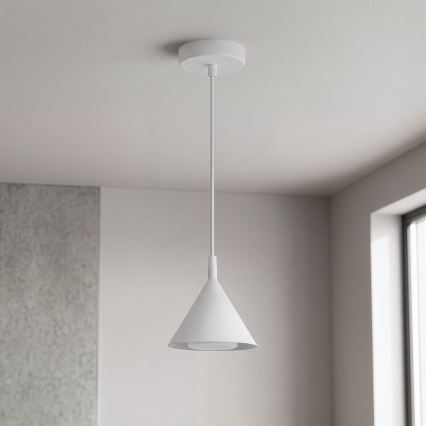 BRILAGI - LED Luster na sajli CONE SINGLE 1xGX53/15W/230V bela