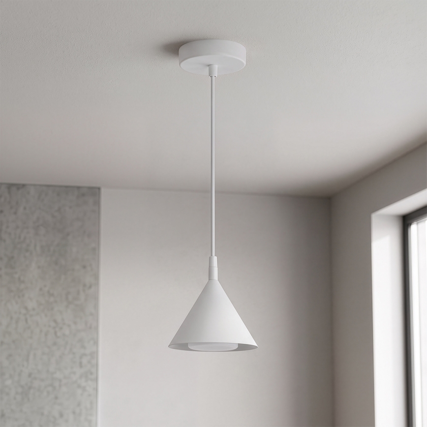 BRILAGI - LED Luster na sajli CONE SINGLE 1xGX53/15W/230V bela