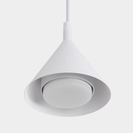 BRILAGI - LED Luster na sajli CONE SINGLE 1xGX53/15W/230V bela